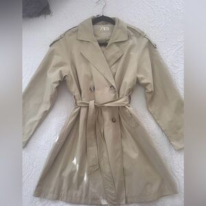 ZARA Girls Belted trench coat